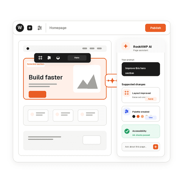 Ask anything about your site
