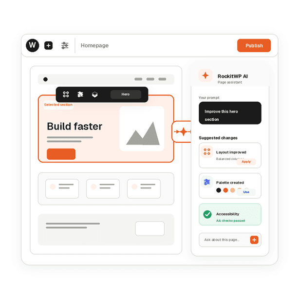 Ask anything about your site